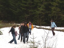 A Szinevéri-tónál