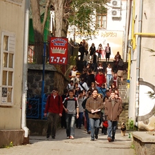 Ungváron városnézés közben