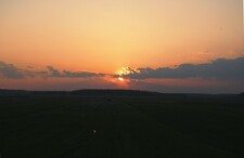 Naplemente Munkács és Beregszász között…