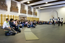 a Cédrus néptáncegyüttes bemutatója