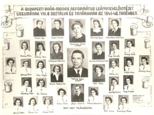 42b &ndash; az 1942-ben érettségizett B osztály