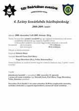 5. Leány kosárlabda