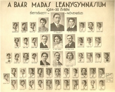 35o &ndash; az 1935-ben érettségizett osztály